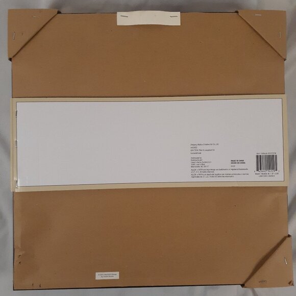 Allen + Roth 2pc Frayed Linen Wall Art Set - Picture 2 of 3